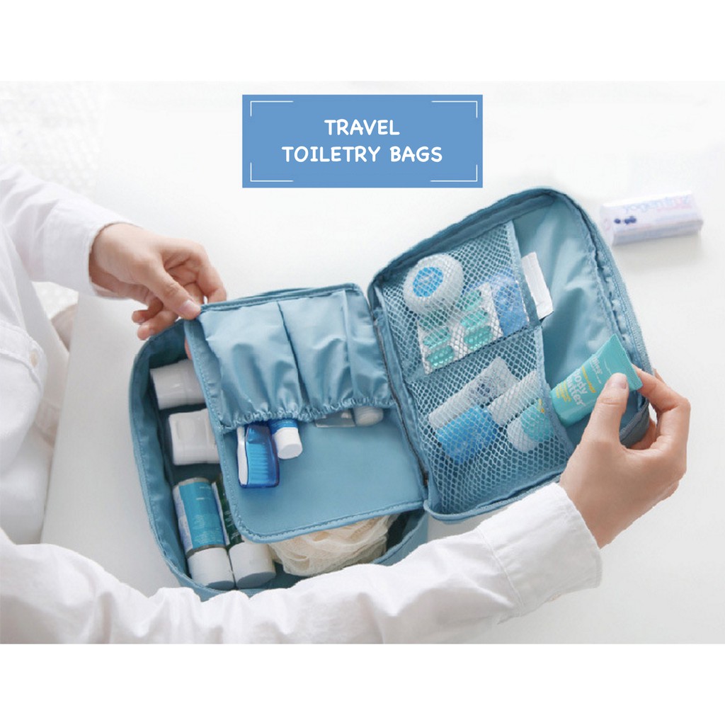Travel Toiletry Cosmetic Product Bags Shopee Singapore