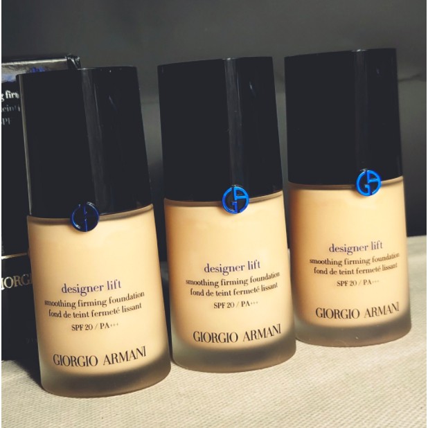 armani foundation designer lift blue