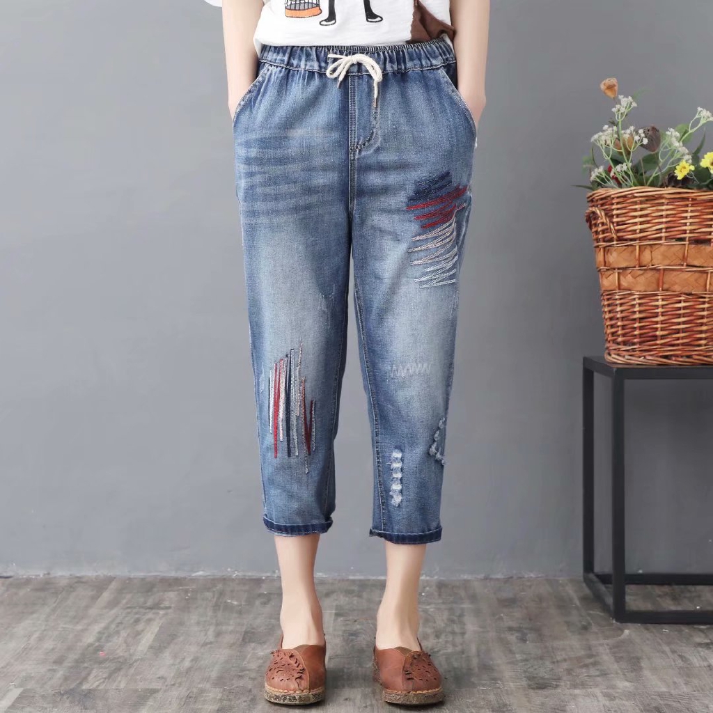 three fourth loose pants for ladies