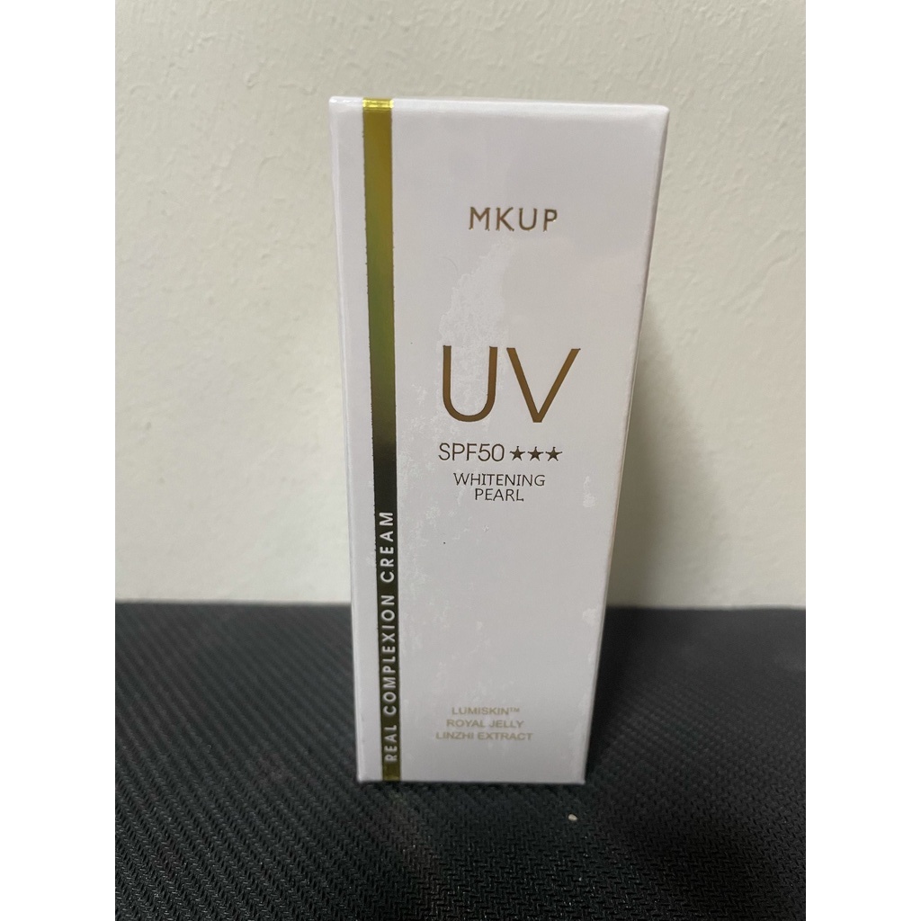 Promotion! MKUP UV Pearl Whitening Real Complexion Cream SPF50