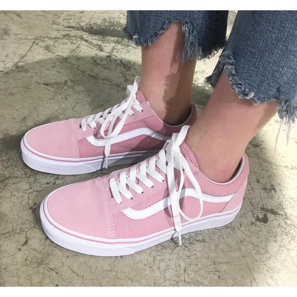 vans old skool pink