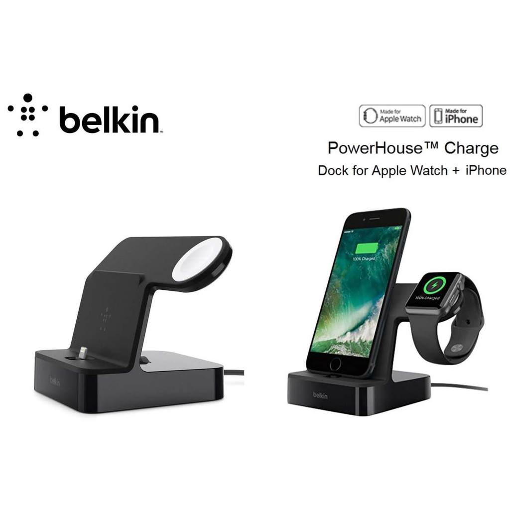 Belkin Powerhouse Charge Dock For Apple Watch And Iphone Shopee Singapore