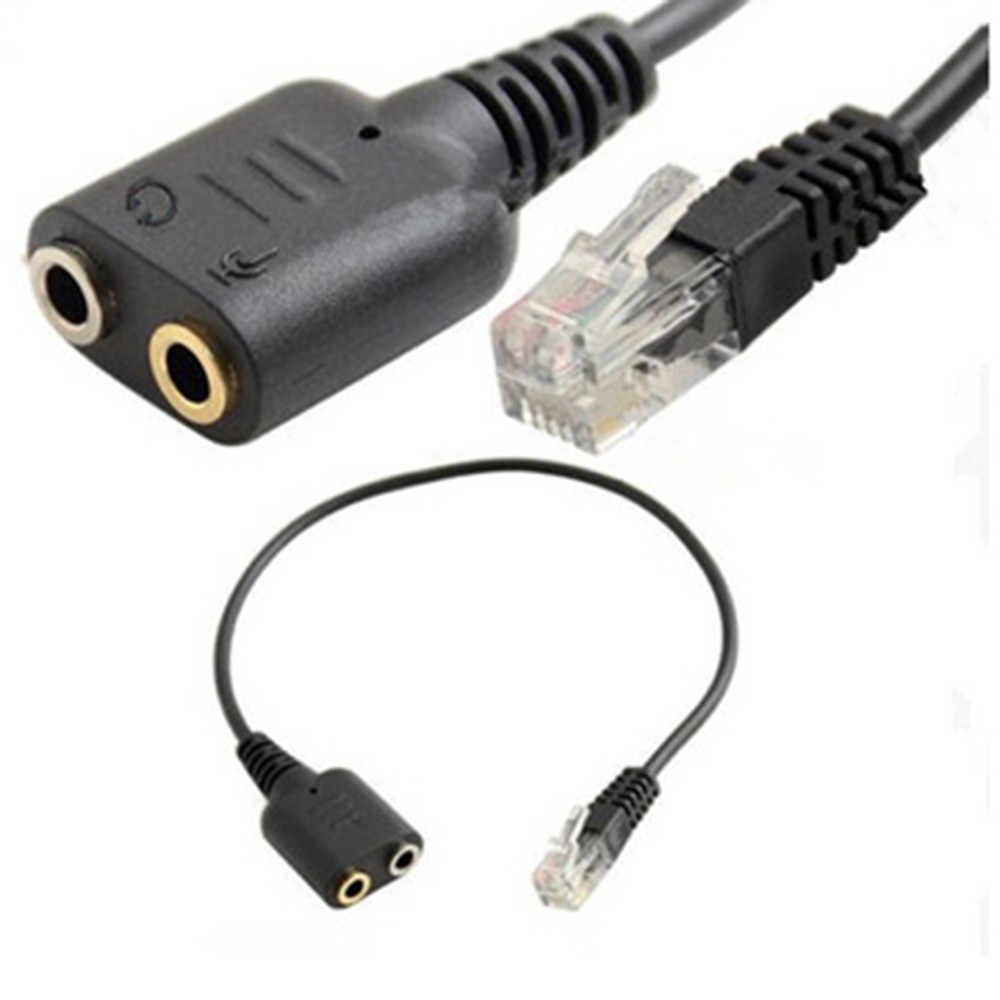telephone headset with rj9 connector