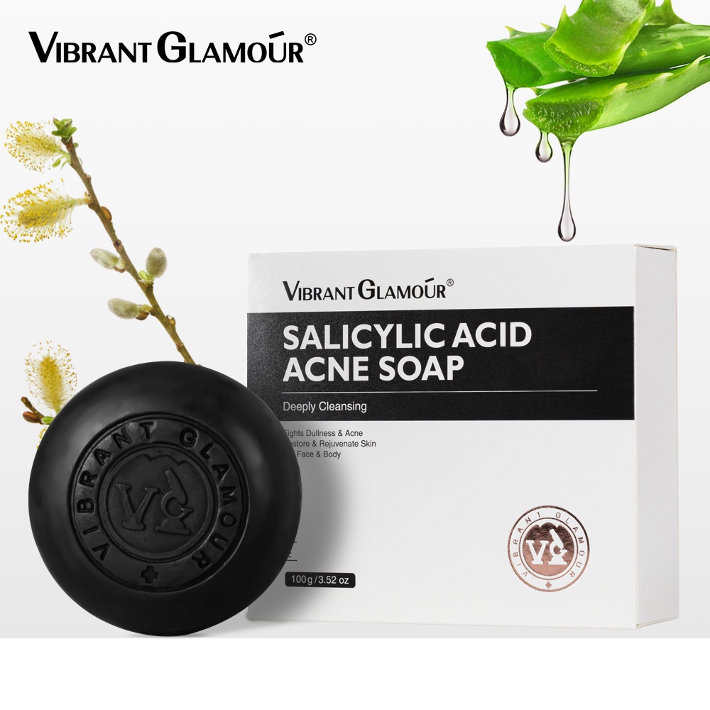VIBRANT GLAMOUR Salicylic Acid Acne Removal Soap Pore Exfoliating