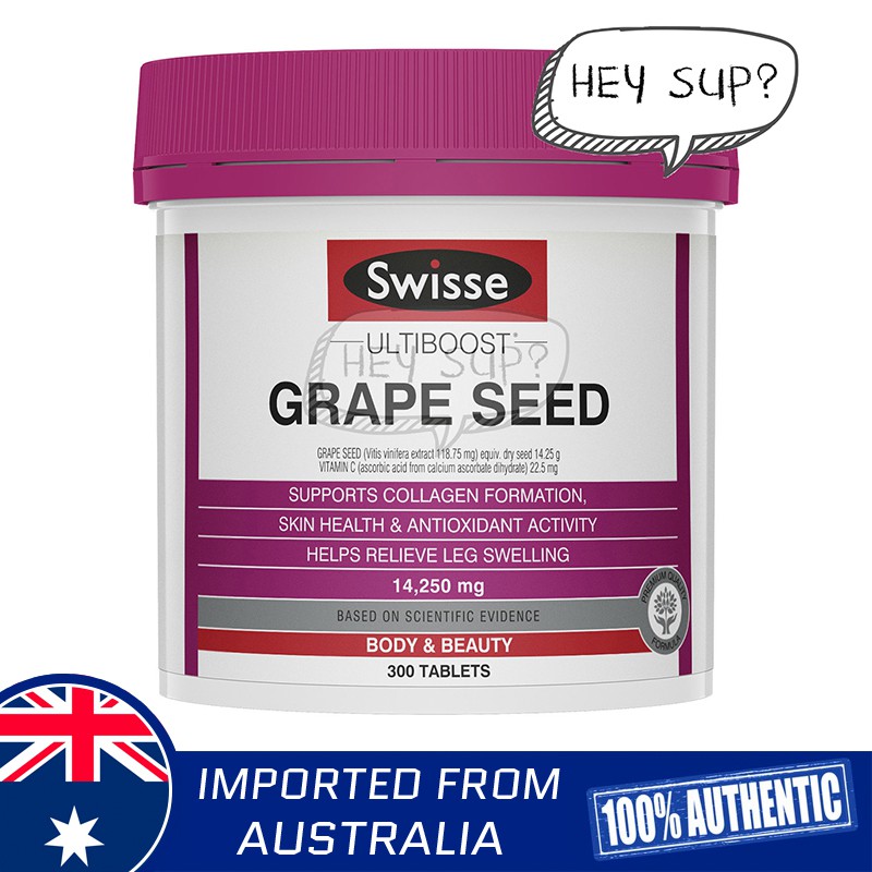 Swisse Ultiboost Grape Seed 14250mg 300Tablets | Shopee Singapore