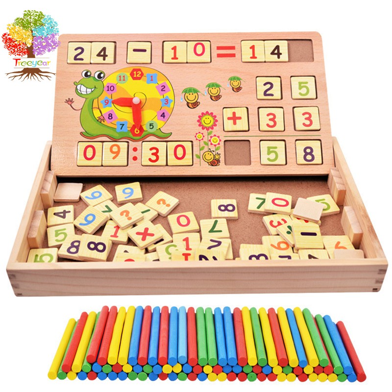 Kid Wooden Toy Educational Toy Set Shapes Fitting Puzzle Geometry Cognitive Rod