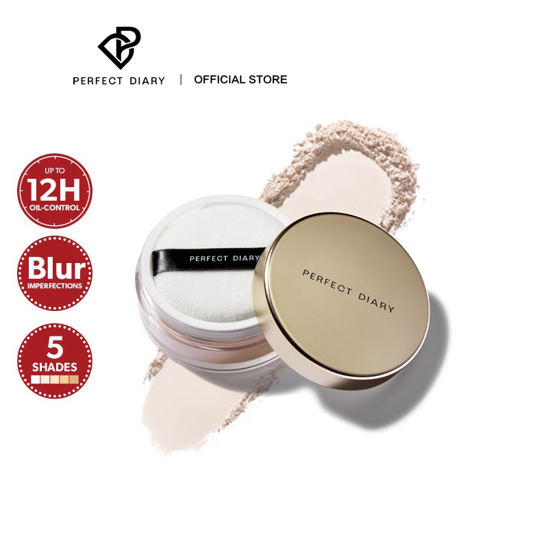 Perfect Diary Waterproof Loose Powder Make Up Face Powder 12H Oil