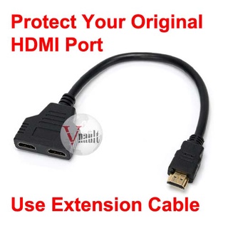 Vnault HDMI 2.0 Extension Cable for Laptop Computer TV Protection