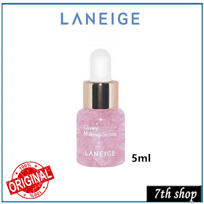 100 Ori Laneige Glowy Makeup Serum 5ml Trial Size Korean Face Base Brightening Glowing Skin Shopee Singapore