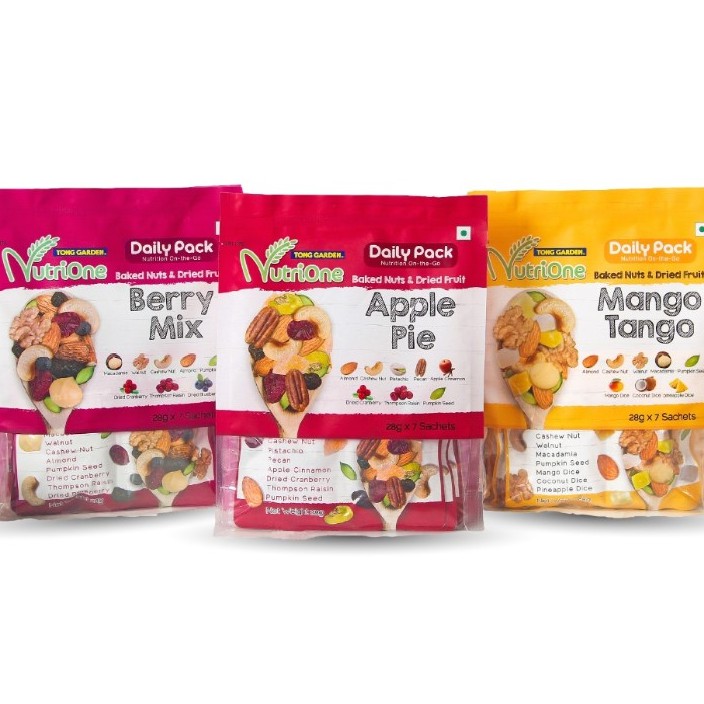 (Bundle of 2) Tong Garden Nutrione Daily Pack Baked Nuts & Dried Fruit