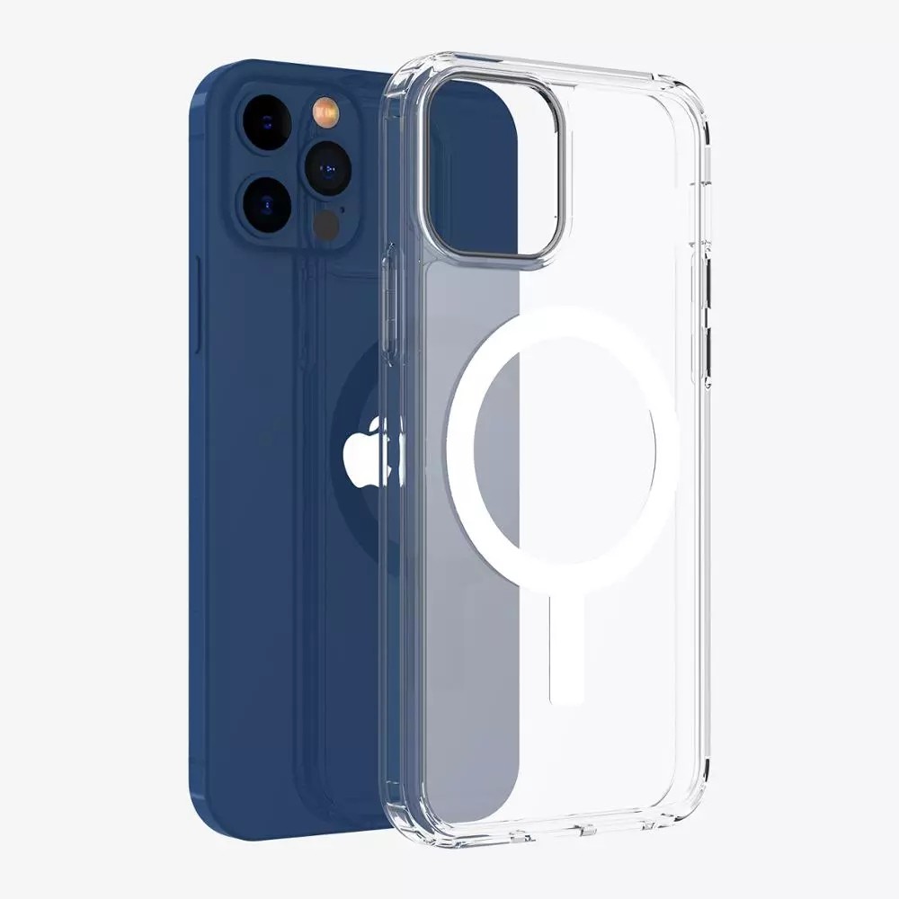 Phone Case Or Iphone 12 Pro Max Transparent Magsafe Case Shockproof Case Protective Cover Shell For Iphone X 11 12 Mini 12 Pro Shopee Singapore