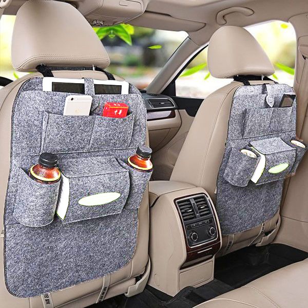 NCElec Clear Kick Mats Back Seat Protector Against Dirt Mud Stains Scratches 
