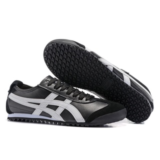 New Onitsuka Mexico 66 Men's and Women's Shoes classic black and white shoes Tigers leather shoes classic non-slip #2