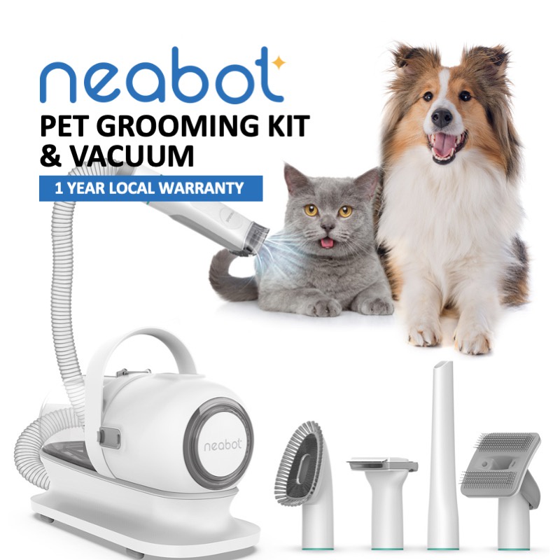 Neabot P1 Pro Grooming Kit and Vacuum with Shaver and Brush Removes 99. ...