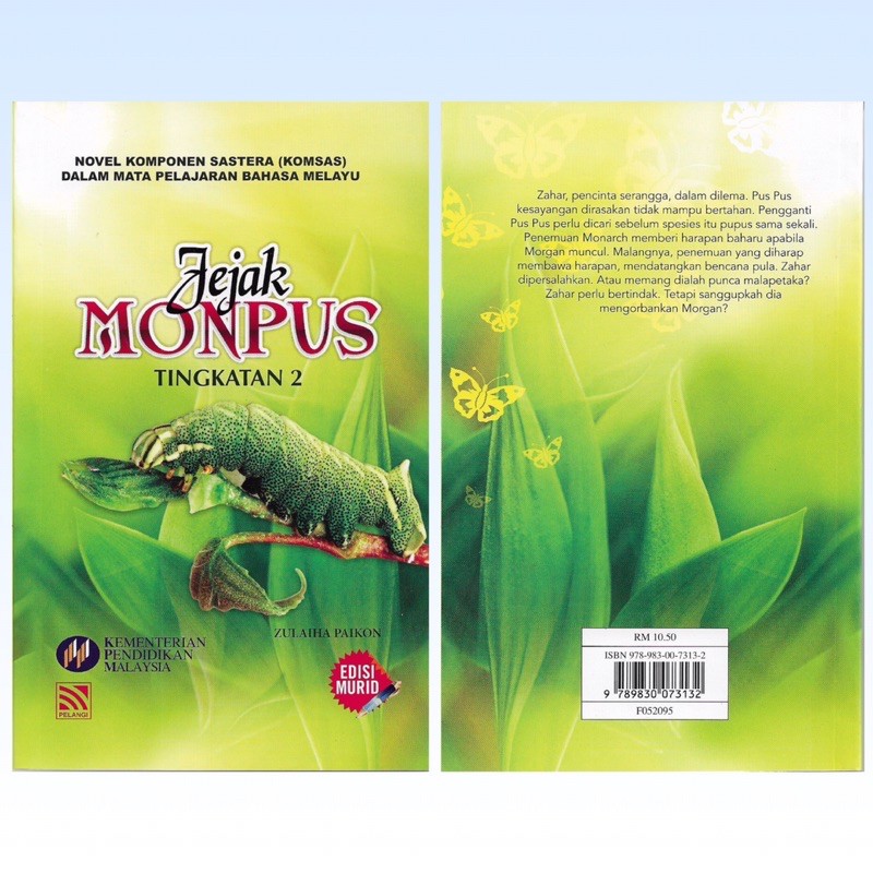 Dbp Buku Teks Komsas Tingkatan 2 Jejak Monpus Novel Komponen Sastera Dalam Mata Pelajaran Bahasa Malaysia Shopee Singapore