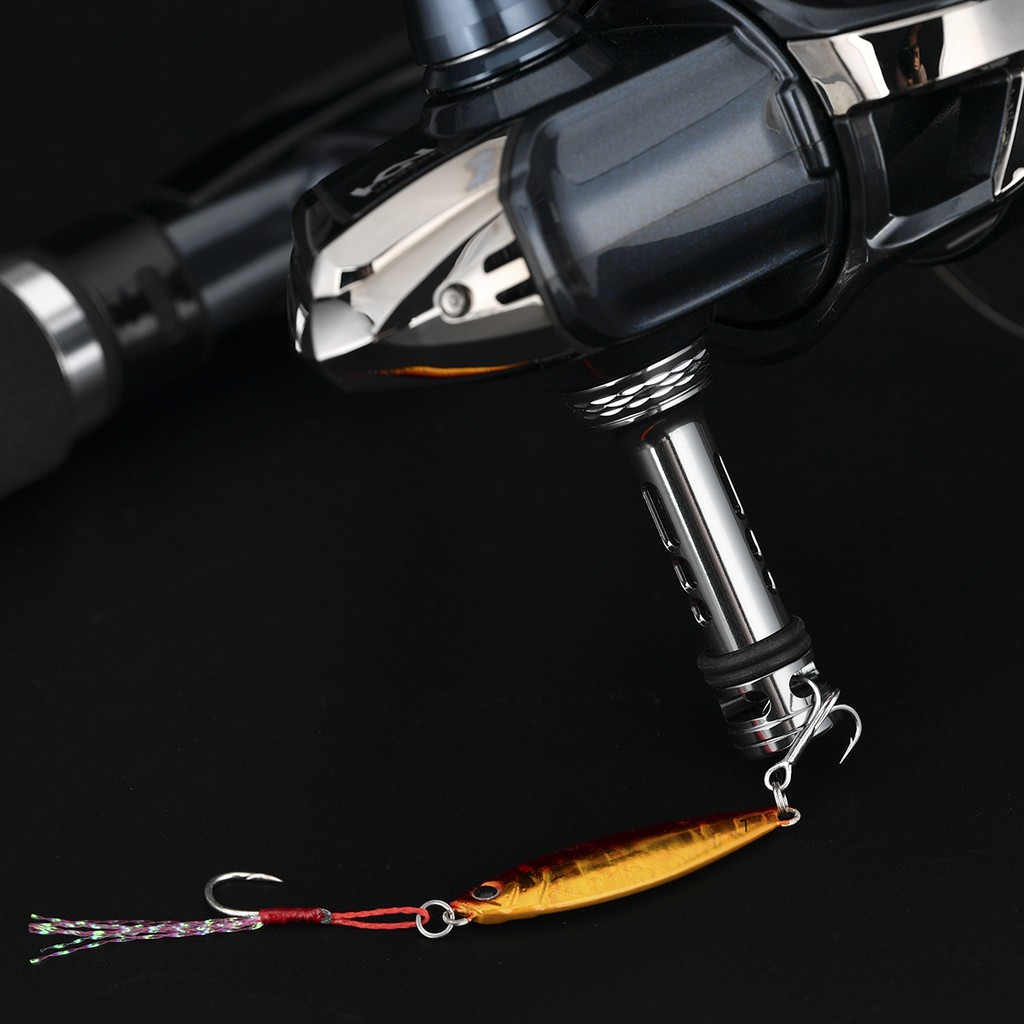 Gomexus Reel Stand For Shimano and Daiwa Reel Spinning 48mm Silver