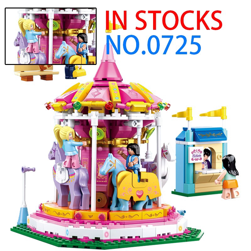 lego carousel moc