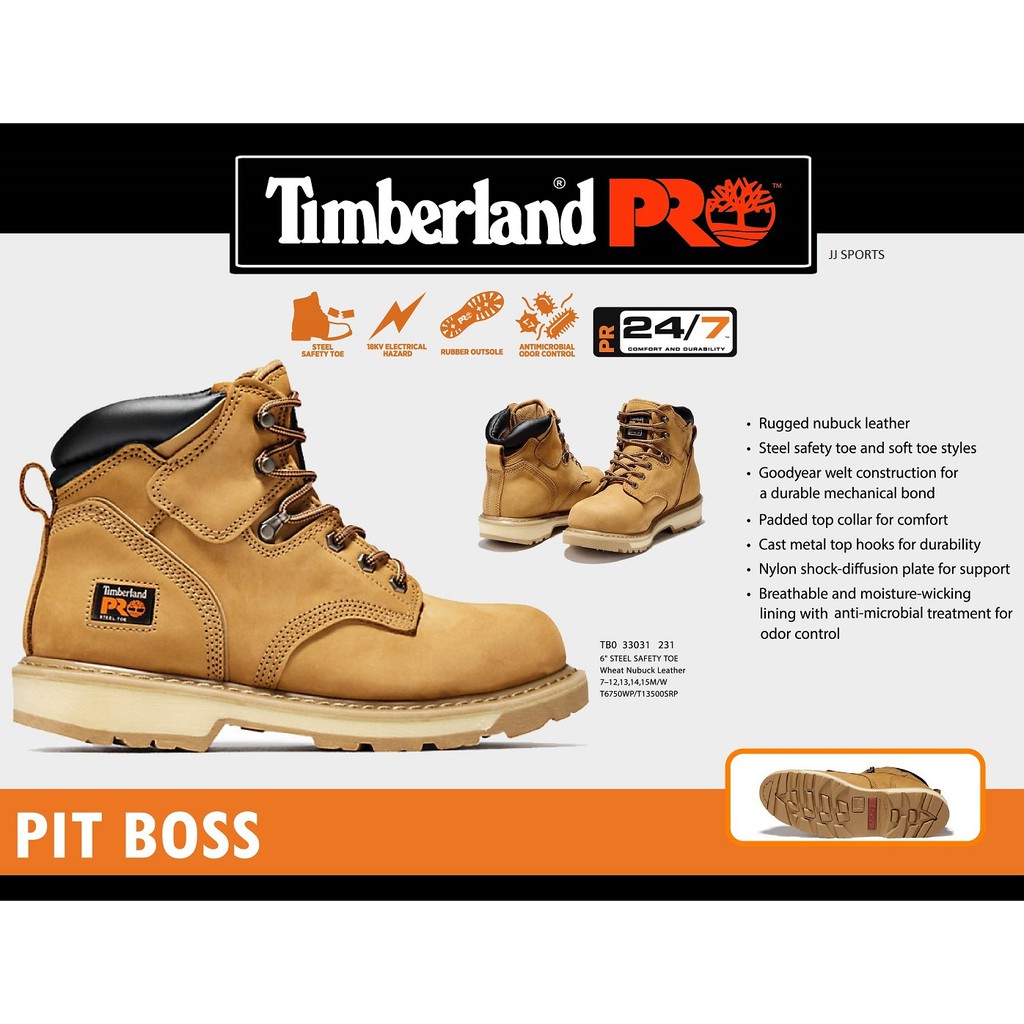 timberland boots pit boss