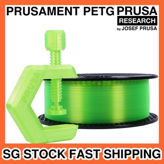 Prusament PETG Neon Green Transparent 1kg 3D Printing Filament [Local Stock]