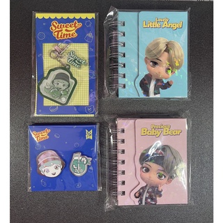 BTS Tiny Tan Merchandise | Notepad | Key ring | Badge | Jimin | Jungkook | V | RM | JHOPE