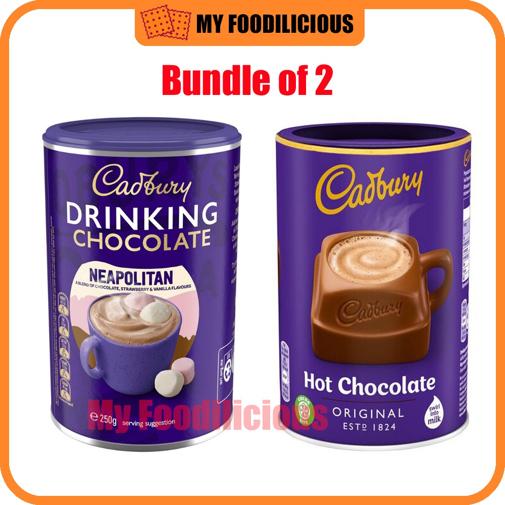 Cadbury Drinking Chocolate Neapolitan/Hot Choc 250g Shopee Singapore