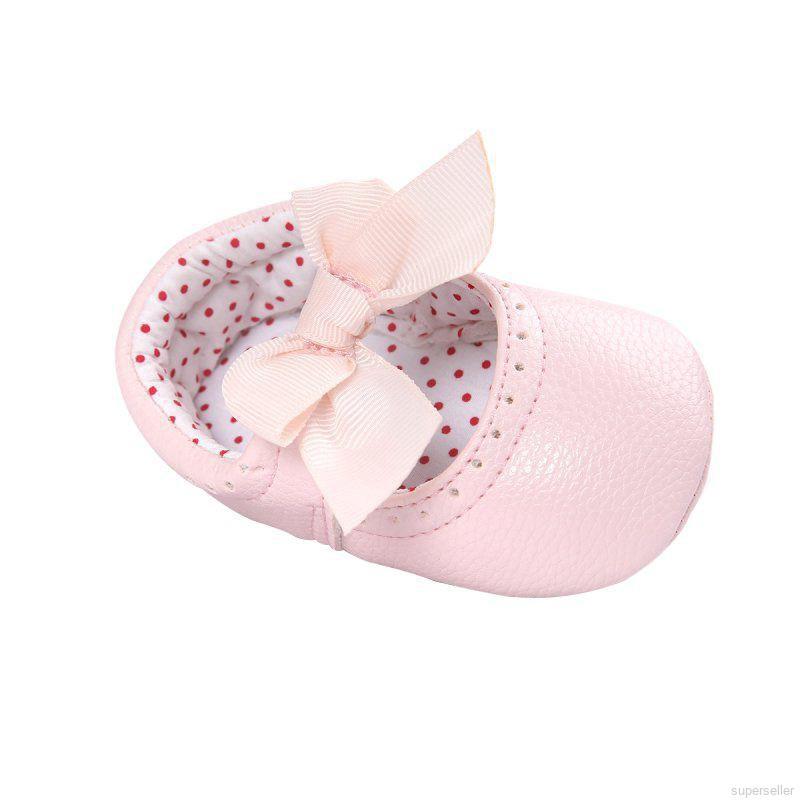 Newborn Baby Moccasin Soft Bottom PU Leather Shoes #5