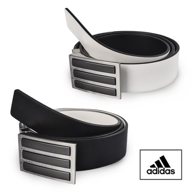 adidas 3 stripe reversible belt