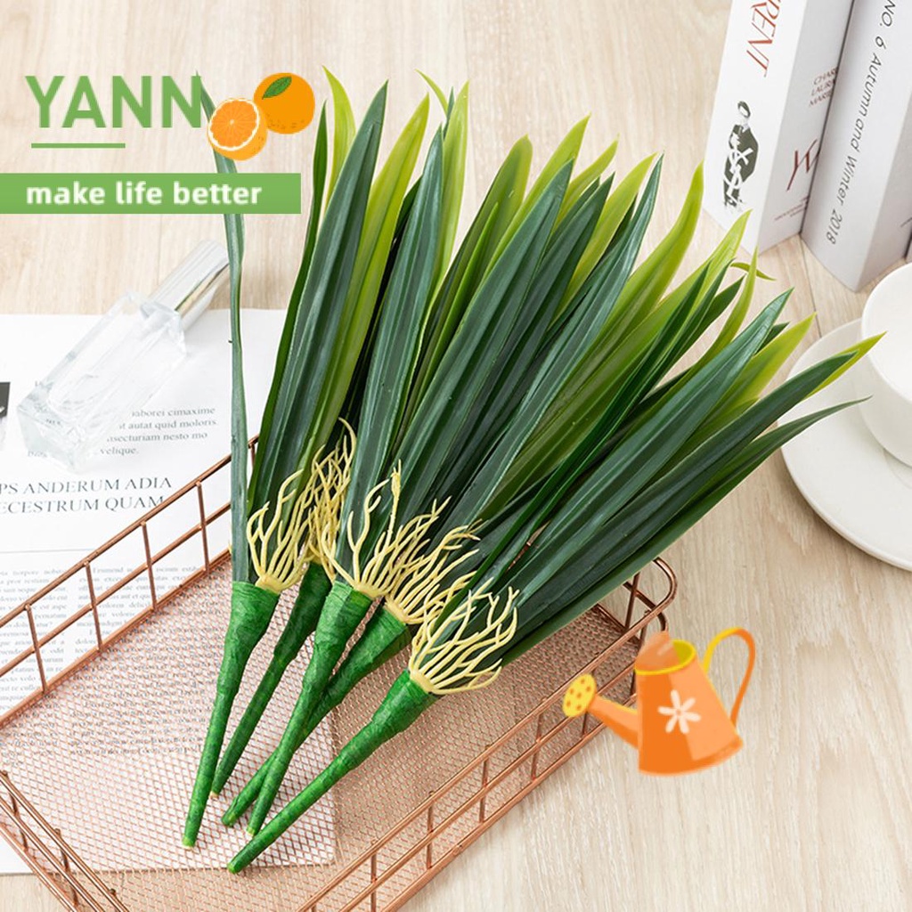 Yann Daun Orkid Artificial Orchid Leaf Latex Artificial Orchid Leaves New Plastic Bush Long Orchid Leaf Phormium Leaves Home Garden Shopee Singapore