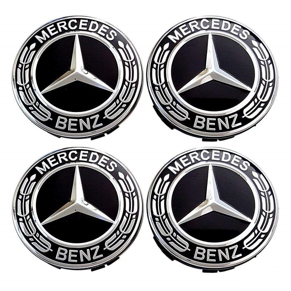 mercedes wheel centre caps 75mm