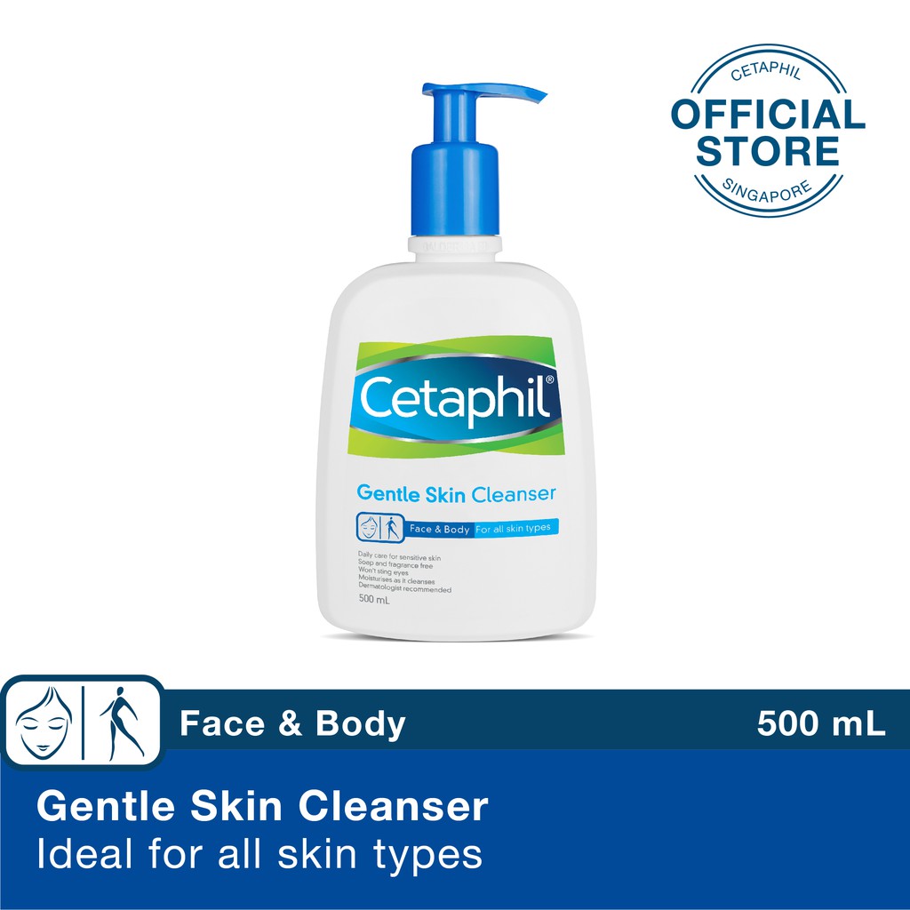 Cetaphil Gentle Skin Cleanser 500ml Shopee Singapore