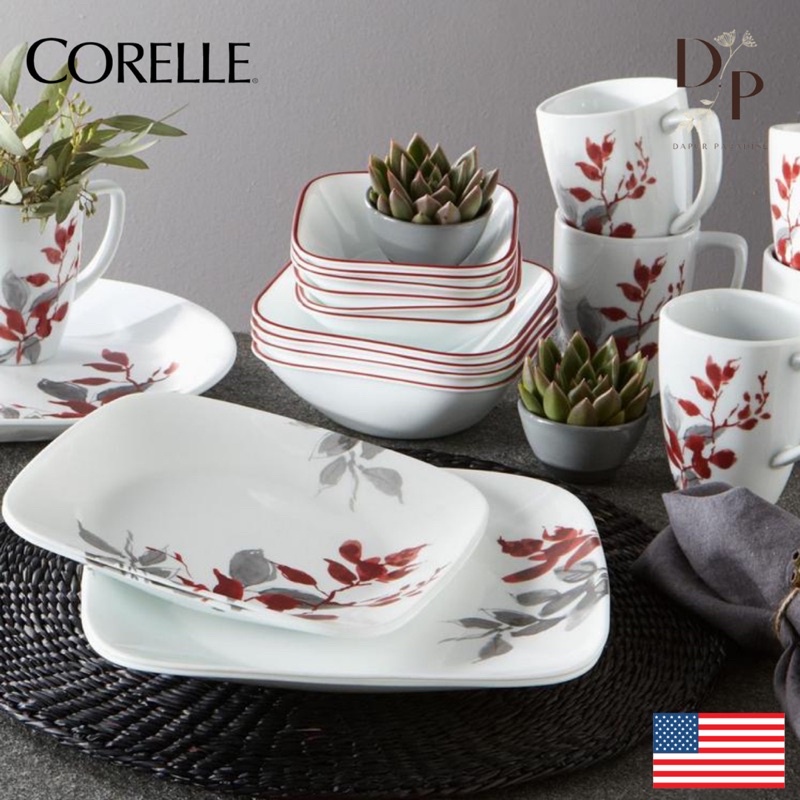 Kitchen Glassware Corning Ware, Corelle Corelle KYOTO LEAVES Platter 12