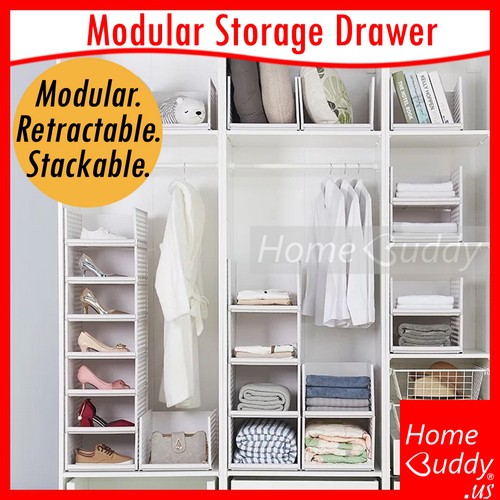 Modular Storage Drawer Version2 Screwlock Modular Retractable