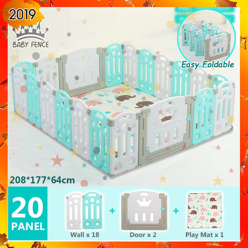20 panel baby playpen