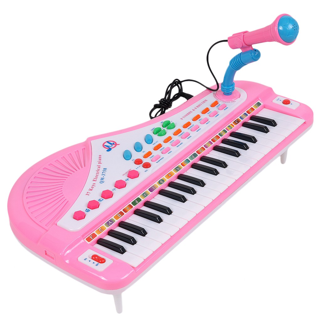 toy pink piano