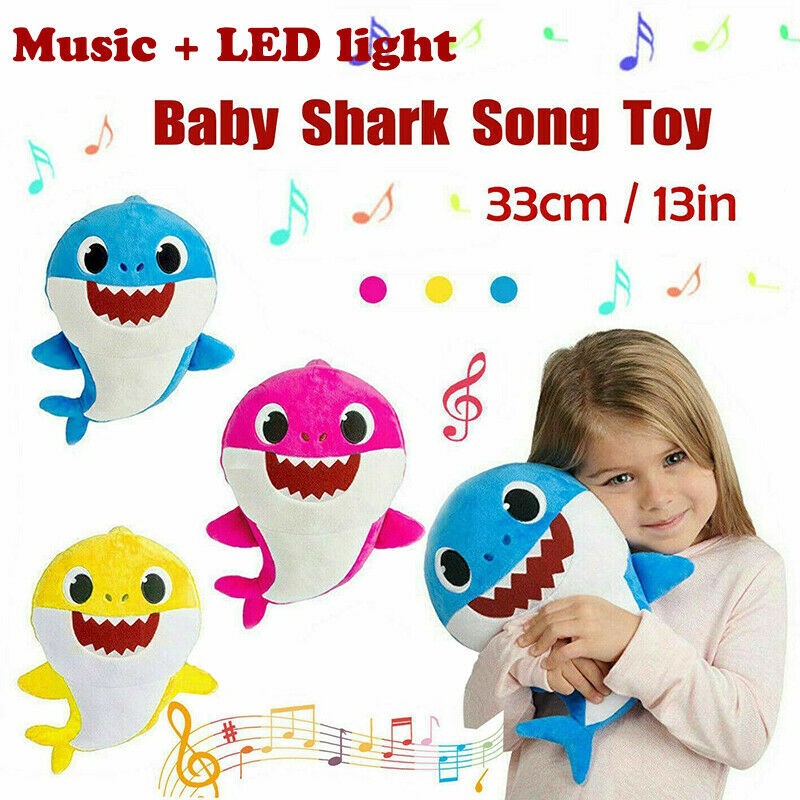 baby shark singing plush toy