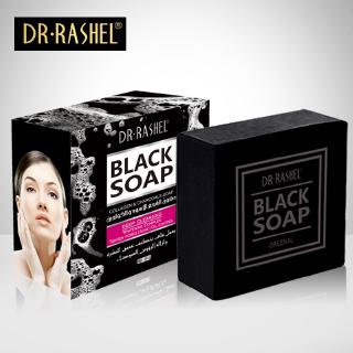 DR.RASHEL Collagen Deep Cleansing Bamboo Charcoal Black Soap Skin Care Whitening Soap For Black skin 100g