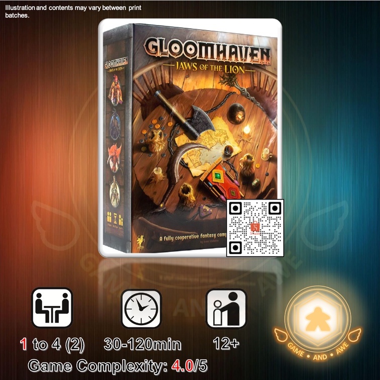 [GNA] Gloomhaven Jaws of the Lion 1P 4P Strategy Thematic