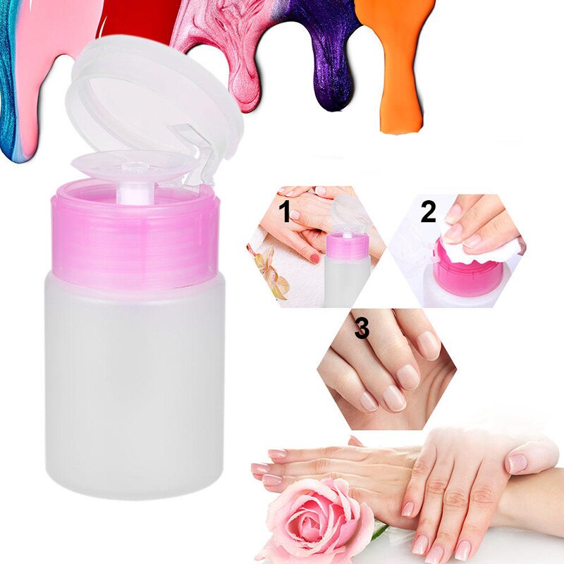 150 200 300ML Empty Pump Liquid Alcohol Press Nail Polish Remover Cleaner  Bottle Make Up Refillable Container 320pcs/lot | 1pc Empty Pump Liquid  Alcohol Dispenser Press Nail Polish Remover Cleaner Bottle Manicure