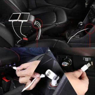 Perodua Axia 2014-2020 7 USB Double layers Armrest 