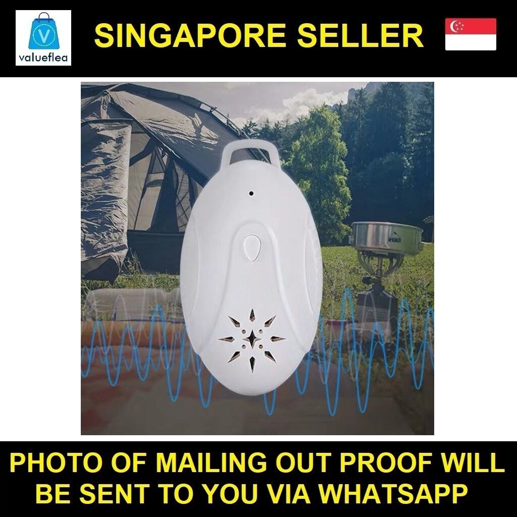 Ultrasonic Mosquito Repeller USB Rechargeable NonToxic Mosquito Killer