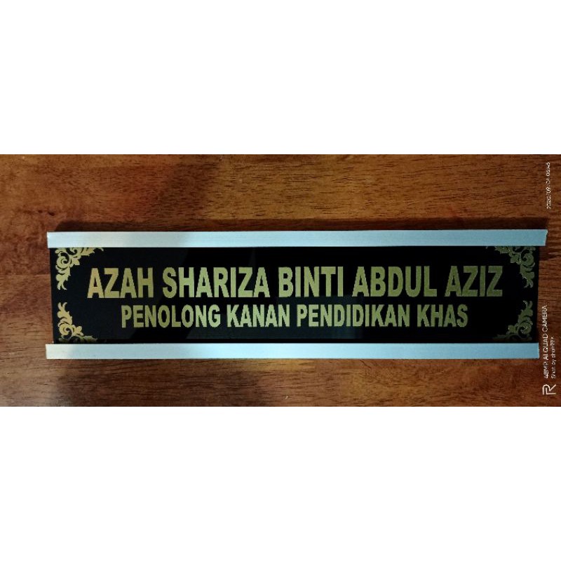 Label Nama Pintu Pejabat