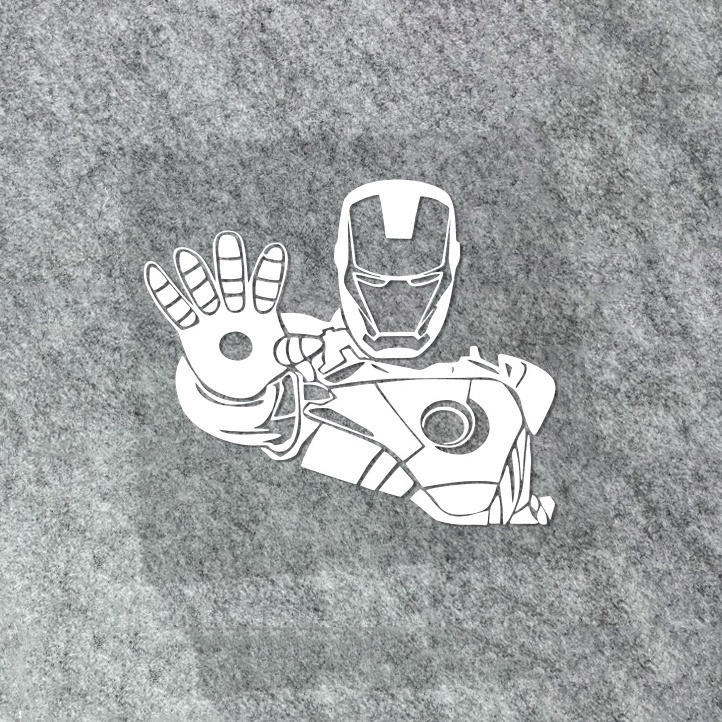 Marvel Iron Man, Tony Stark, Avengers 4 Final Battle, Downey Head Car,  Electric Car, Computer Bag Sticker, Waterproof Sunscreen Car Sticker |  Shopee Singapore