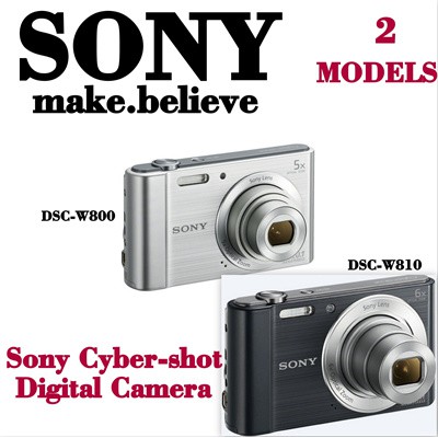 Sony Cyber Shot Digital Camera 2 Models Dsc W800 Shopee Singapore