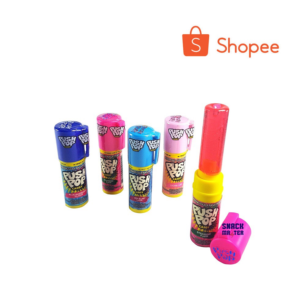 Package Contents 4 Push Pop Candy Sticks Net 4x14 Gr Shopee Singapore