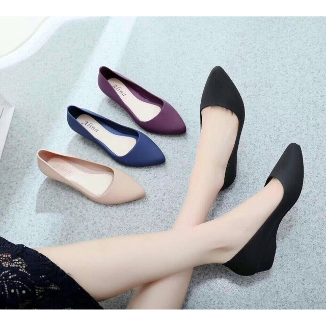 Woman Alina Jelly Shoes Kasut Heel 