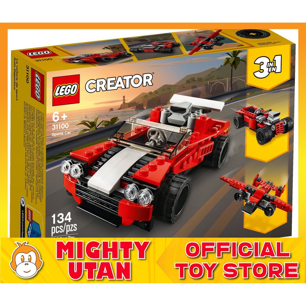 lego creator red car