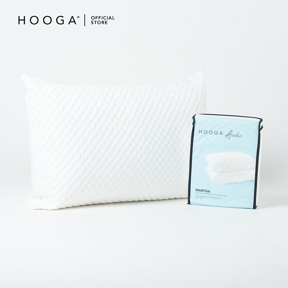 Hooga Cooling Waterproof Pillow Case Martha Shopee Singapore