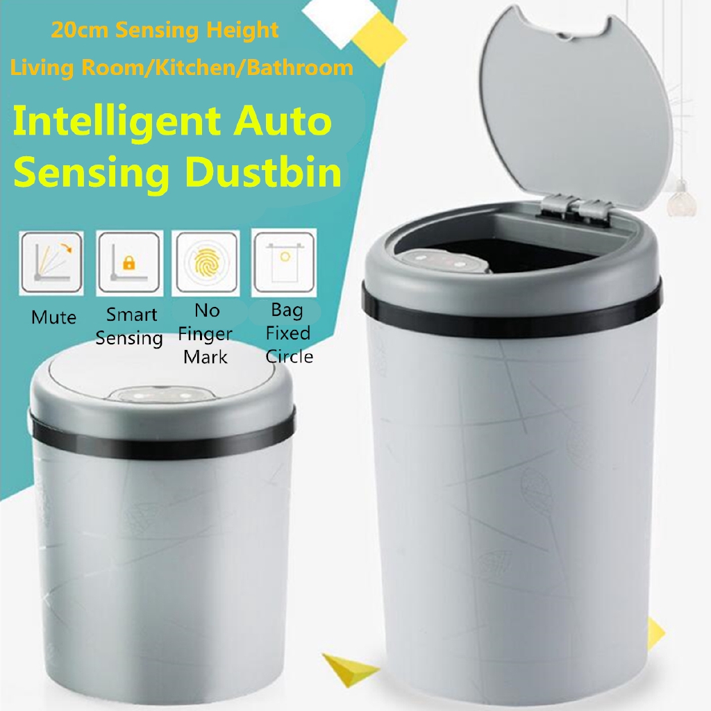 11 13l Intelligent Sensor Sensing Dustbin Full Automatic Home Lazy