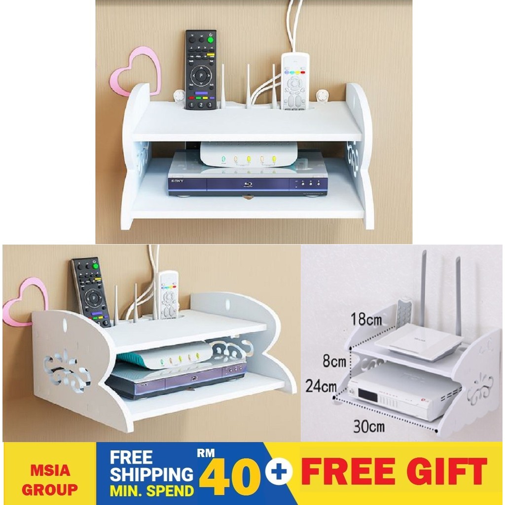 DIY DECO Shelf Set Top Box Decoder Rack TV Hollow Out Wall DIY DECO Shelf Set Top Box Decoder Rack TV Hollow Out Wall