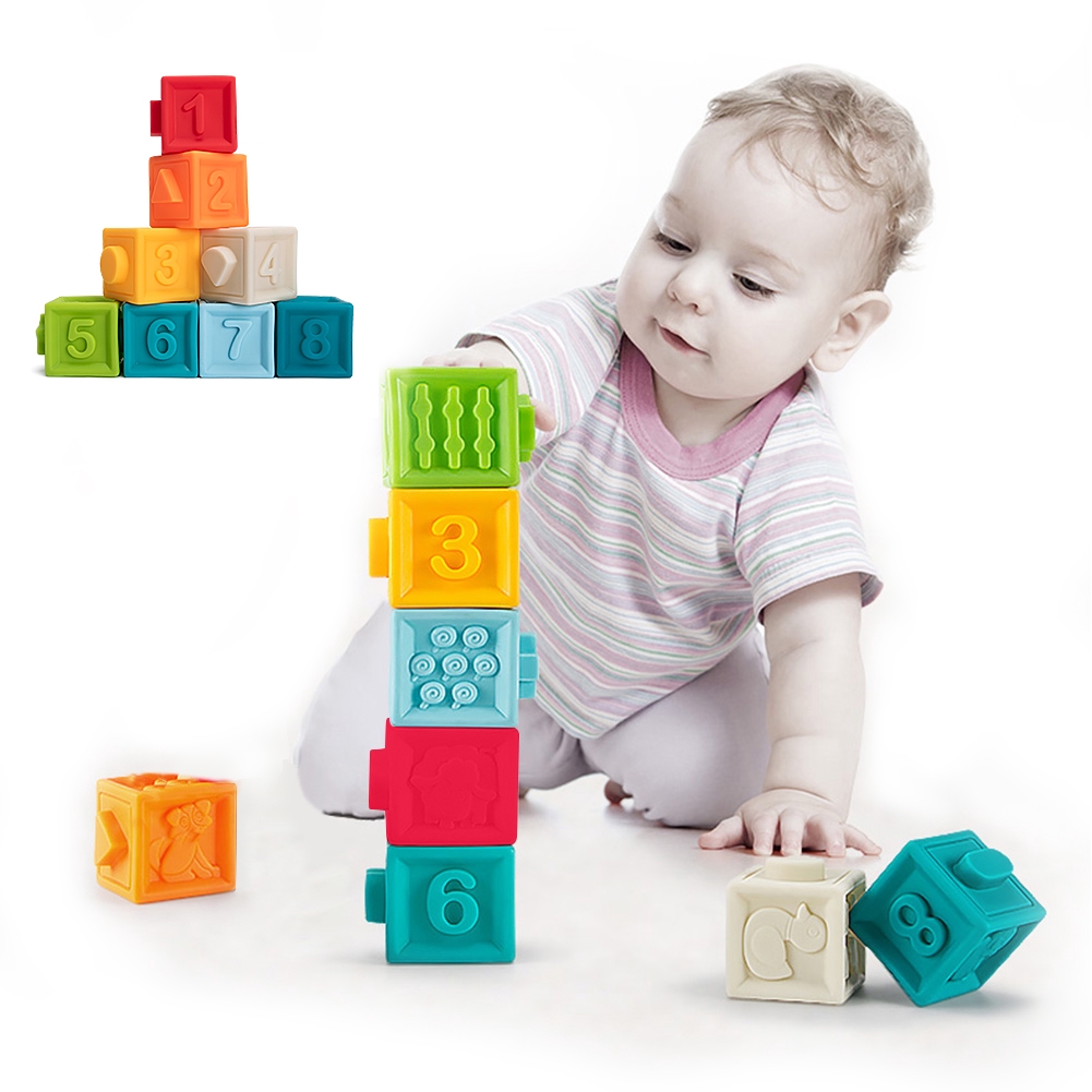 baby stacking blocks